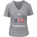 LiVit BOLD District Women's V-Neck Shirt - Proud American - LiVit BOLD