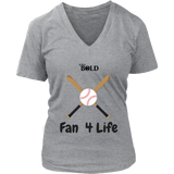 LiVit BOLD District Women's V-Neck Shirt --- Fan 4 Life - LiVit BOLD