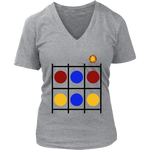 Color Dots LiVit BOLD District Women's V-Neck Shirt - LiVit BOLD
