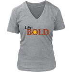 LiVit BOLD District Women's V-Neck Shirt - LiVit BOLD