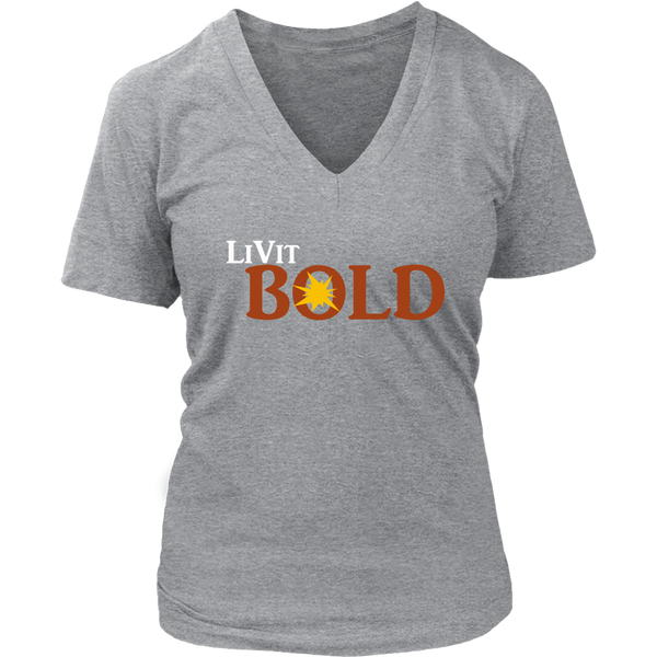 LiVit BOLD District Women's V-Neck Shirt - LiVit BOLD