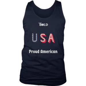 LiVit BOLD District Men's Tank - Proud American - LiVit BOLD