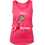LiVit BOLD District Women's Tank -  I Heart this Game - Tennis - LiVit BOLD