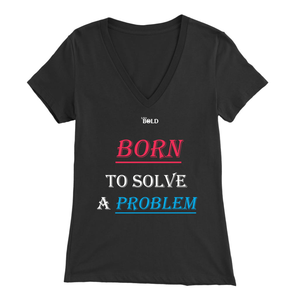 Couple's Born to Solve A Problem Female's Top - LiVit BOLD - LiVit BOLD