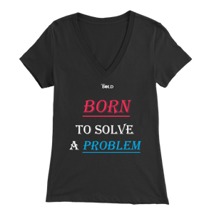 Couple's Born to Solve A Problem Female's Top - LiVit BOLD - LiVit BOLD