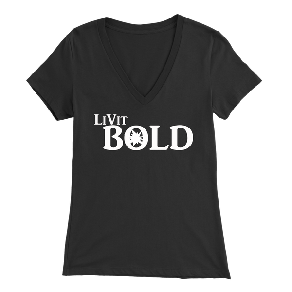 LiVit BOLD Bella Women's V-Neck - LiVit BOLD