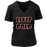 Color-Up Women's V-Neck Top - 8 Colors - LiVit BOLD