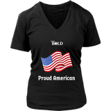 LiVit BOLD District Women's V-Neck Shirt - Proud American - LiVit BOLD