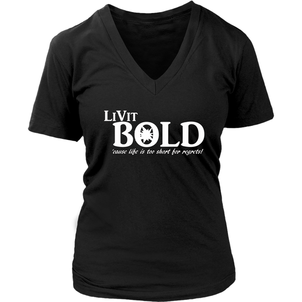 LiVit BOLD District Women's V-Neck Shirt - LiVit BOLD