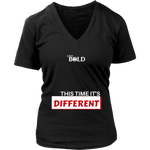 LiVit BOLD District Women's V-Neck Shirt - This time it's different - LiVit BOLD