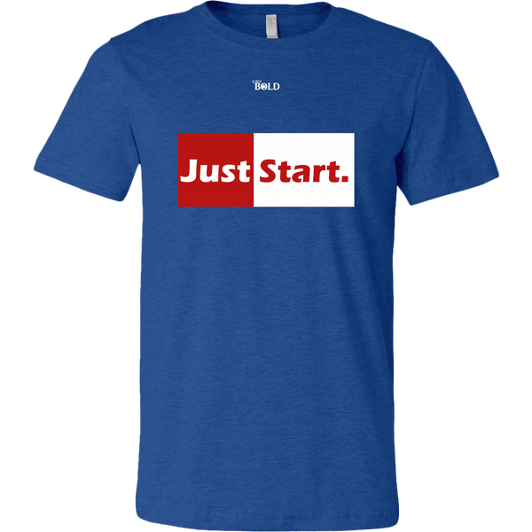 Just Start Men's T-Shirt - LiVit BOLD - 13 Colors - LiVit BOLD