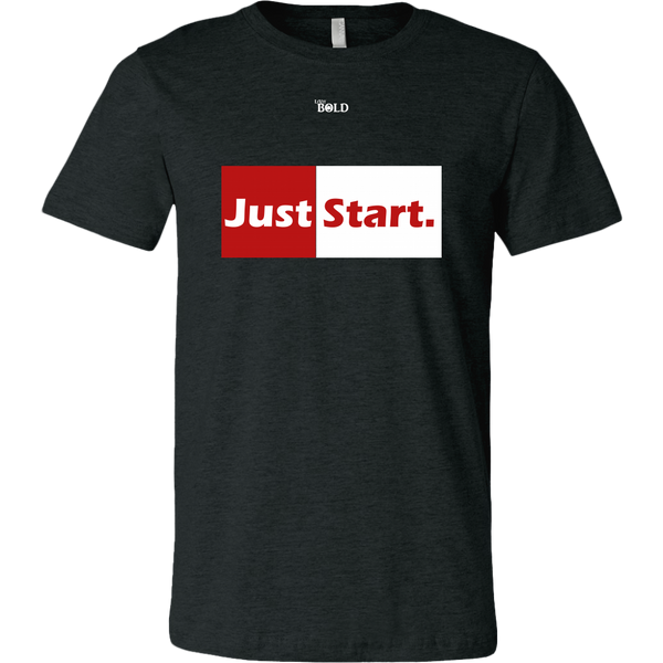 Just Start Men's T-Shirt - LiVit BOLD - 13 Colors - LiVit BOLD