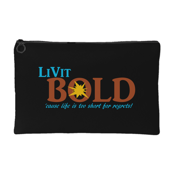 LiVit BOLD Pouch - Black Color - LiVit BOLD