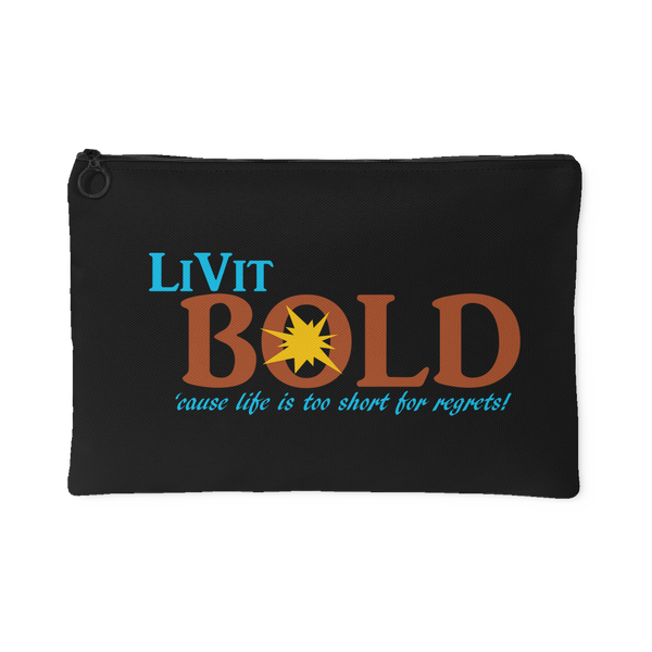 LiVit BOLD Pouch - Black Color - LiVit BOLD