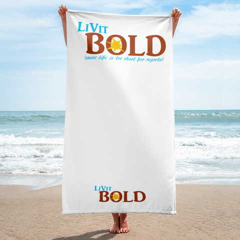 LiVit BOLD Beach Towel - Blue - LiVit BOLD