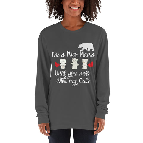 Mama Bear Women's Long sleeve t-shirt - 3 Colors - LiVit BOLD
