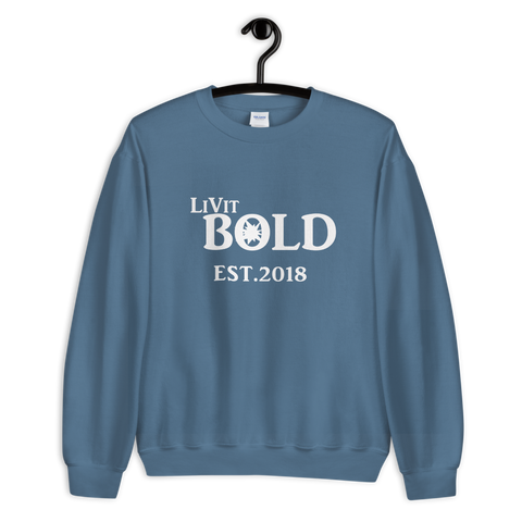 LiVit BOLD Est. 2018 Unisex  Sweatshirt - 8 Colors - LiVit BOLD