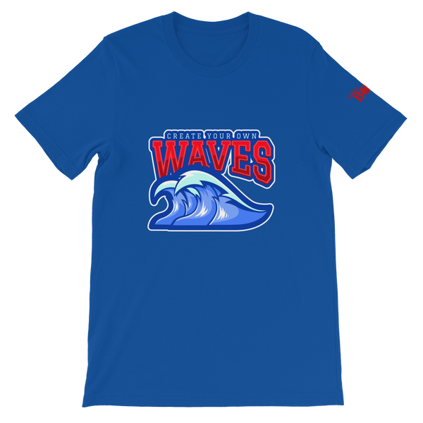 Create Your Own Waves - Short-Sleeve Unisex T-Shirt - 13 Colors - LiVit BOLD