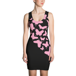 Pink Butterflies Sublimation Cut & Sew Dress - LiVit BOLD - LiVit BOLD