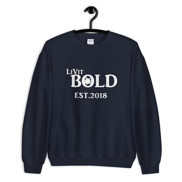 LiVit BOLD Est. 2018 Unisex  Sweatshirt - 8 Colors - LiVit BOLD