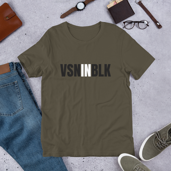 VSNINBLK Short-Sleeve Unisex T-Shirt - 8 Colors - LiVit BOLD