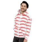 SERIOUSLY All-Over Unisex Hoodie - White