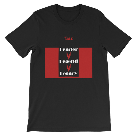 Leader.Legend.Legacy - Short-Sleeve Unisex T-Shirt - 17 Colors - LiVit BOLD - LiVit BOLD