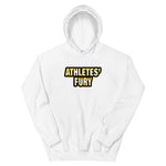 Athletes' Fury - Hold Nothing Back - Front and Back Print - Unisex Hoodie - White - LiVit BOLD