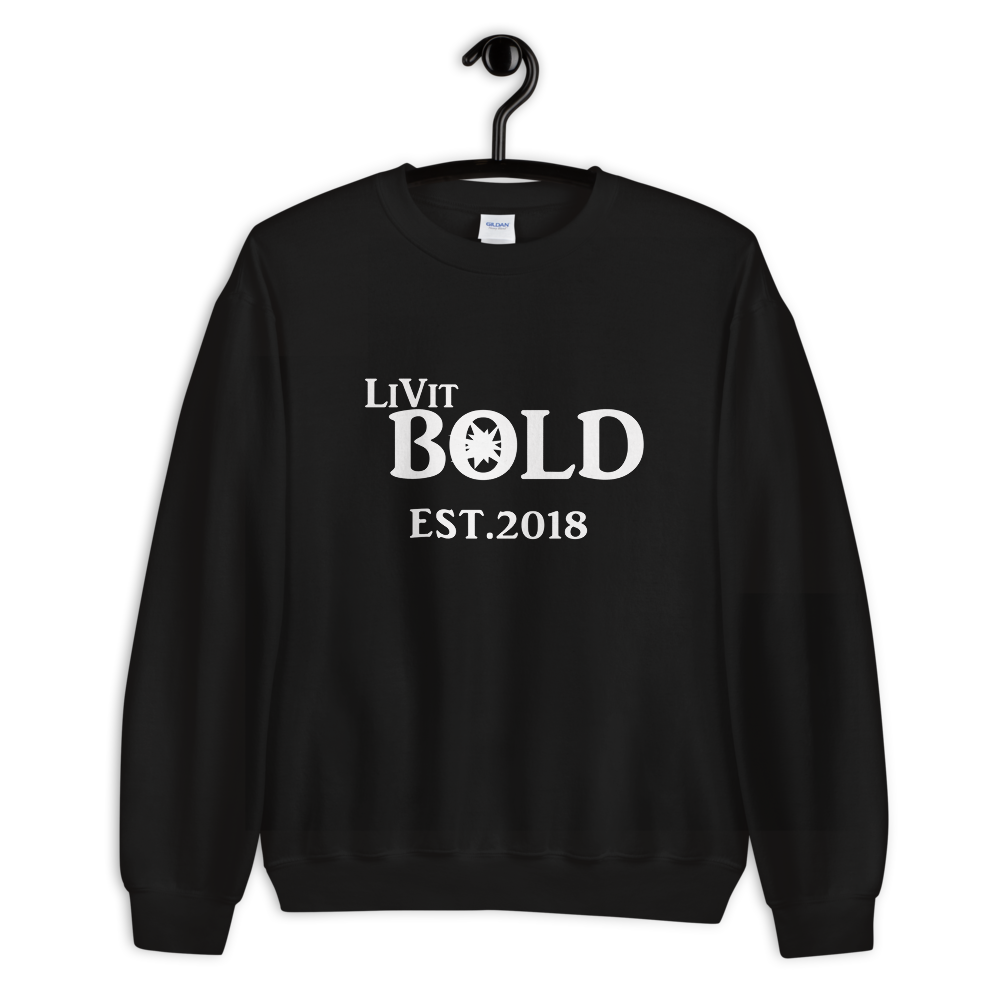 LiVit BOLD Est. 2018 Unisex  Sweatshirt - 8 Colors - LiVit BOLD