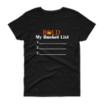My Bucket/BOLD List Women's Short Sleeve T-Shirt - LiVit BOLD