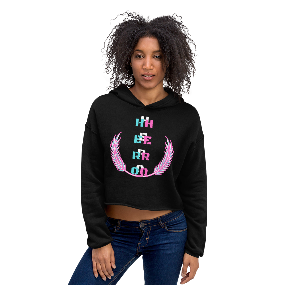 HERO Women's Fleece Crop Hoodie - 2 Colors - LiVit BOLD - LiVit BOLD