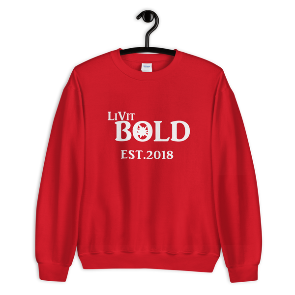 LiVit BOLD Est. 2018 Unisex  Sweatshirt - 8 Colors - LiVit BOLD