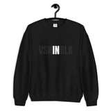 VSNINBLK - Unisex Sweatshirt - Black - LiVit BOLD