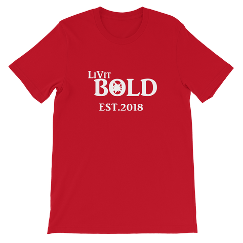 LiVit BOLD Est. 2018 Short-Sleeve Unisex T-Shirt - 6 Colors - LiVit BOLD