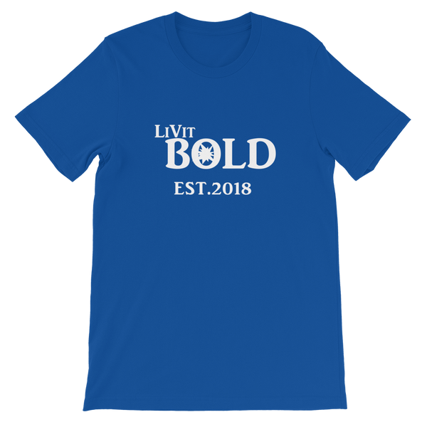 LiVit BOLD Est. 2018 Short-Sleeve Unisex T-Shirt - 6 Colors - LiVit BOLD