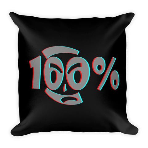 100% Apparel Design Throw Pillow - LiVit BOLD - LiVit BOLD