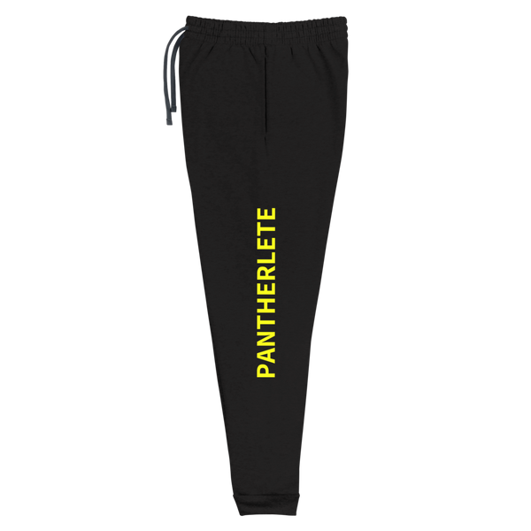 Pantherlete Athletics Unisex Joggers. Printed on Both Sides of Legs Up and Down Style - 4 Colors - LiVit BOLD