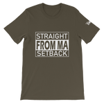 Straight From Ma Setback Cutout Style - Short-Sleeve Unisex T-Shirt - 15 Colors - LiVit BOLD