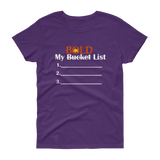 My Bucket/BOLD List Women's Short Sleeve T-Shirt - LiVit BOLD
