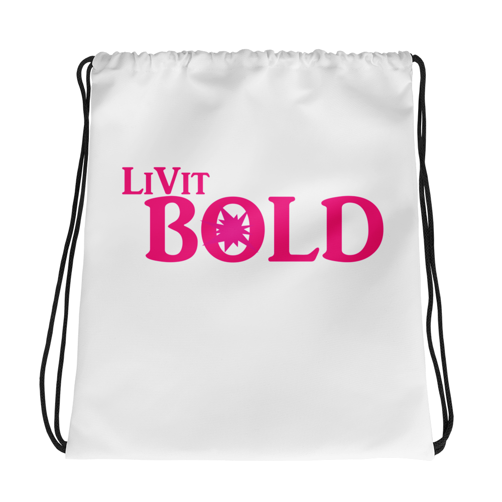 LiVit BOLD Female Drawstring bag - LiVit BOLD