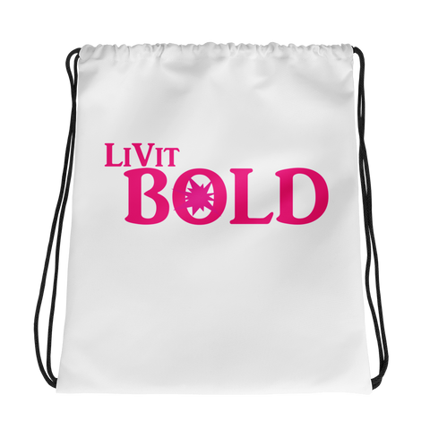 LiVit BOLD Female Drawstring bag - LiVit BOLD