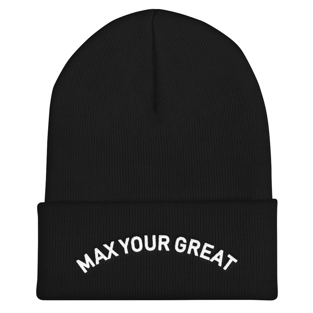 Max Your Great Cuffed Beanie - 5 Colors - LiVit BOLD