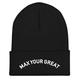 Max Your Great Cuffed Beanie - 5 Colors - LiVit BOLD