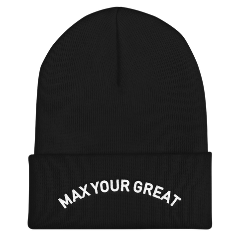 Max Your Great Cuffed Beanie - 5 Colors - LiVit BOLD