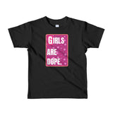 Girls Are Dope (GAD) Pinky Star Galaxy Short sleeve girls t-shirt - 2 Colors - Black and White - LiVit BOLD