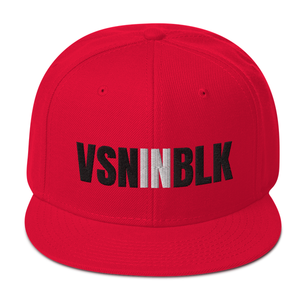 VSNINBLK Snapback Hat - 8 Colors - LiVit BOLD