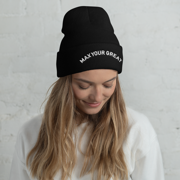 Max Your Great Cuffed Beanie - 5 Colors - LiVit BOLD