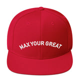 Max Your Great Snapback Hat - 7 Colors - LiVit BOLD