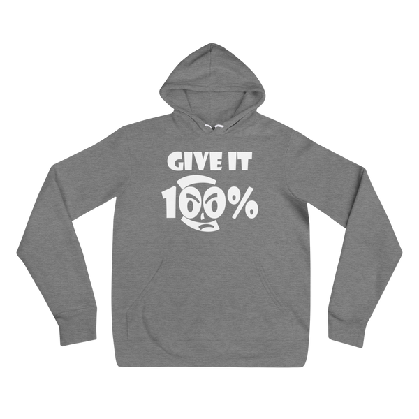 Give It 100% Unisex hoodie - 4 Colors - LiVit BOLD