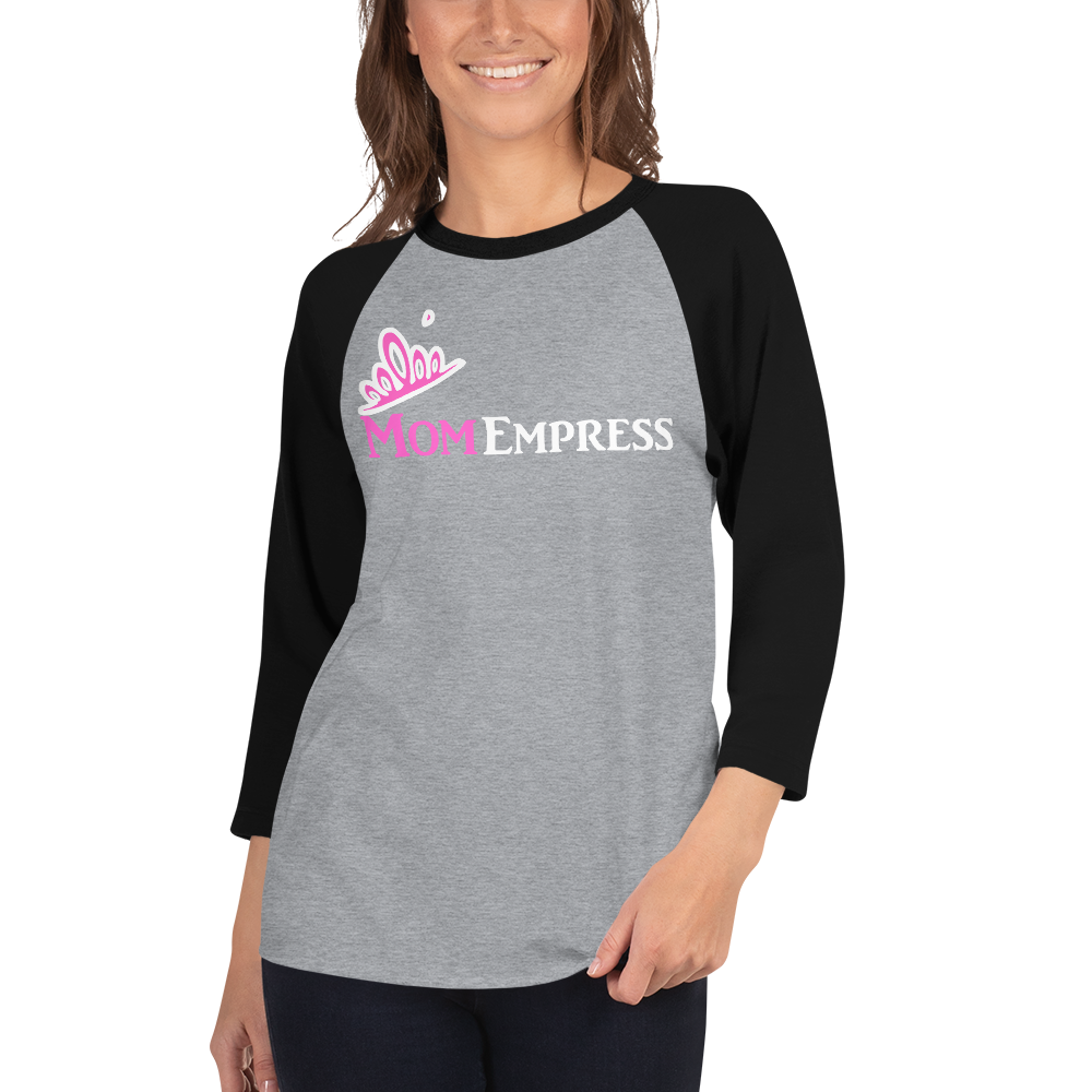 MomEmpress Fine Jersey Raglan Tee w/ Tear Away Label - LiVit BOLD - LiVit BOLD